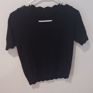 Knitworks Black Short Sleeve Tee